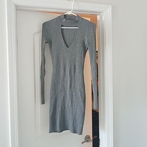 Long sleeve comfy cotton dress
